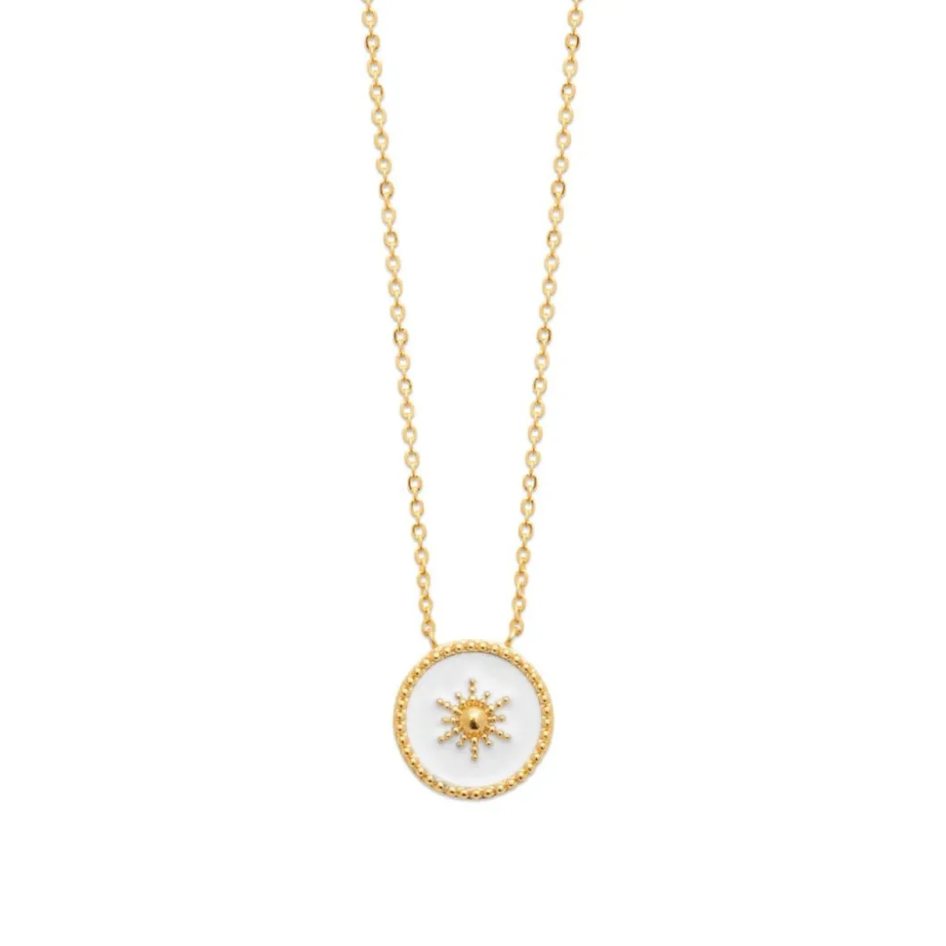 Maison de la Bijouterie Collier Et Pendentif<Collier Femme Sensimio UYZ6W445 Plaqué or