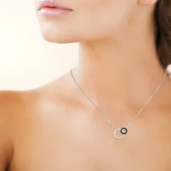 Maison de la Bijouterie Collier Et Pendentif<Collier Femme Sensimio VWZ5VU45 Argent