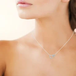 Maison de la Bijouterie Collier Et Pendentif<Collier Femme Sensimio VWZ6V645 Argent