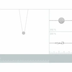 Maison de la Bijouterie Collier Et Pendentif<Collier Femme Sensimio VWZ45Y45 Argent