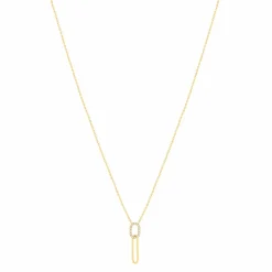 Maison de la Bijouterie Collier Et Pendentif<Collier Femme Sensimio UW33Y045 Plaqué or