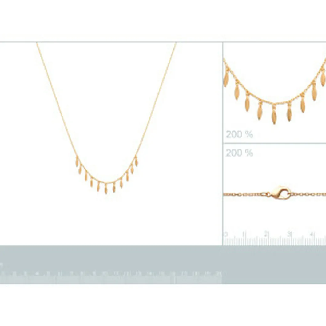 Maison de la Bijouterie Collier Et Pendentif<Collier Femme Sensimio UYZ4U645 Plaqué or