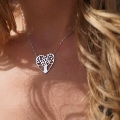 Maison de la Bijouterie Collier Et Pendentif<Collier Femme Sensimio WYZ45445 Argent