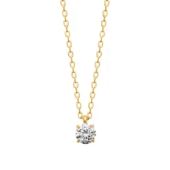 Maison de la Bijouterie Collier Et Pendentif<Collier Femme plaqué or oxyde de zirconium 5mm UW30W545