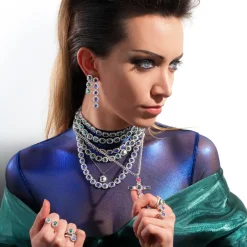 RKG Bijoux Collier Et Pendentif<Collier Femme Romy - VINN03RHO Argent