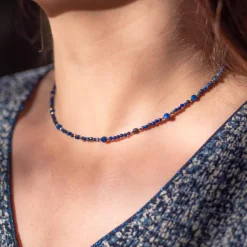 Sloya Collier Et Pendentif<Collier Femme Paloma en pierres Lapis-lazuli