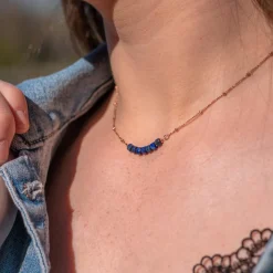 Sloya Collier Et Pendentif<Collier Femme Piana en pierres Lapis-lazuli