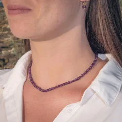 Sloya Collier Et Pendentif<Collier Femme Serena Améthyste Violet