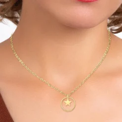 So Charm Bijoux Collier Et Pendentif<Collier Femme So Charm - B3009-DORE - Collier Étoile Doré