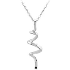 So Charm Bijoux Collier Et Pendentif<Collier Femme So Charm - BD1549-COLLIER--DIAMANT-NOIR - Collier Mode é Argent