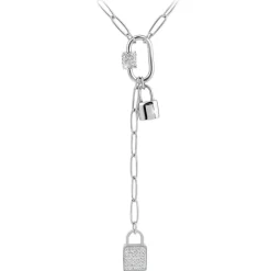 So Charm Bijoux Collier Et Pendentif<Collier Femme So Charm - B3031-ARGENT - Collier Cadenas Argenté