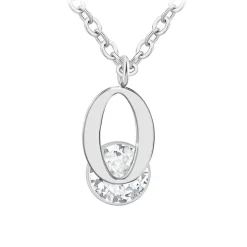 So Charm Bijoux Collier Et Pendentif<Collier Femme So Charm - B1498-O - Collier Initiale Argenté