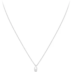 So Charm Bijoux Collier Et Pendentif<Collier Femme So Charm - B1498-O - Collier Initiale Argenté