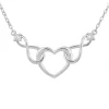 So Charm Bijoux Collier Et Pendentif<Collier Femme So Charm - B4190-ARGENT - Collier Coeur Argenté