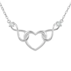 So Charm Bijoux Collier Et Pendentif<Collier Femme So Charm - B4190-ARGENT - Collier Coeur Argenté