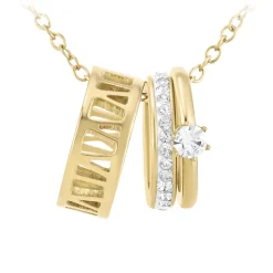 So Charm Bijoux Collier Et Pendentif<Collier Femme So Charm - B3020-DORE - Collier Mode Doré