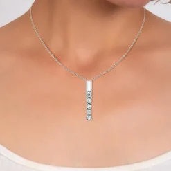 So Charm Bijoux Collier Et Pendentif<Collier Femme So Charm - B3144-ARGENT - Collier Mode Argenté
