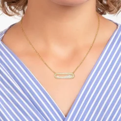 So Charm Bijoux Collier Et Pendentif<Collier Femme So Charm - B2591-DORE - Collier Mode Doré