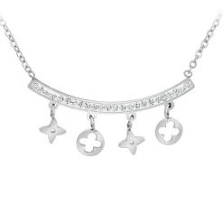 So Charm Bijoux Collier Et Pendentif<Collier Femme So Charm - B3206-ARGENT - Collier Mode Argenté