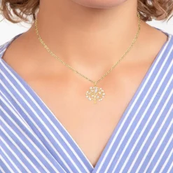 So Charm Bijoux Collier Et Pendentif<Collier Femme So Charm - B3005-DORE - Collier Arbre De Vie