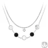So Charm Bijoux Collier Et Pendentif<Collier Femme So Charm - B2403-ARGENT+B2382-ARGENT-10001-CRYS - Collier Mode Argenté