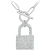 So Charm Bijoux Collier Et Pendentif<Collier Femme So Charm - B3139-ARGENT - Collier Cadenas Argenté