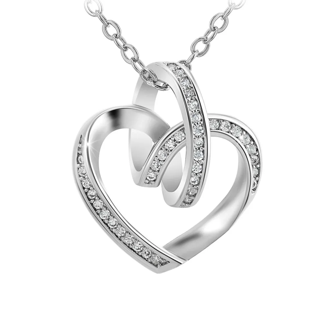 So Charm Bijoux Collier Et Pendentif<Collier Femme So Charm - B2809- - Collier Coeur é Argent