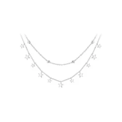 So Charm Bijoux Collier Et Pendentif<Collier Femme So Charm - B2263-ARGENT+B2370-ARGENT - Collier Mode Argenté