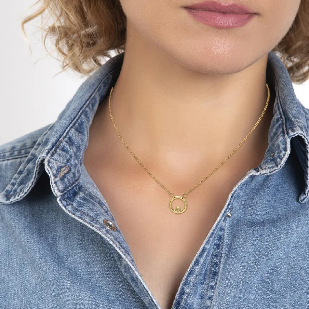 So Charm Bijoux Collier Et Pendentif<Collier Femme So Charm - BD4094-DORE - Collier Mode Doré