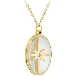 So Charm Bijoux Collier Et Pendentif<Collier Femme So Charm - BD2647-DORE-DIAMANT - Collier Mode Doré