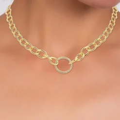 So Charm Bijoux Collier Et Pendentif<Collier Femme So Charm - B2963-DORE - Collier Mode Doré