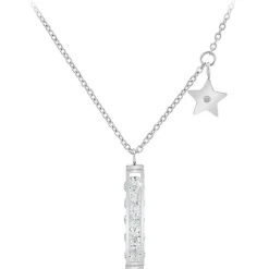 So Charm Bijoux Collier Et Pendentif<Collier Femme So Charm - BD2687-ARGENT-DIAMANT - Collier Mode Argenté