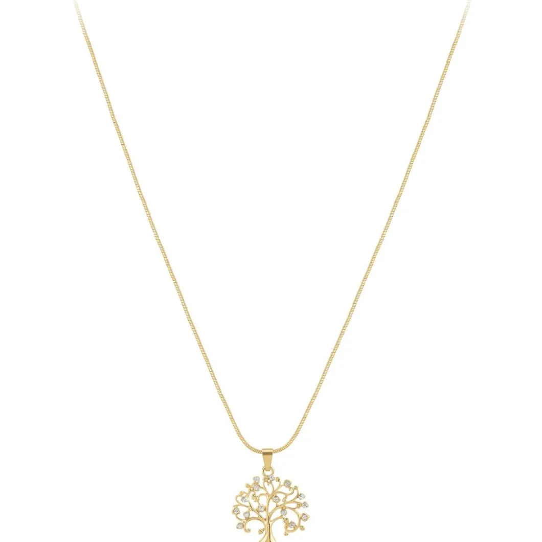 So Charm Bijoux Collier Et Pendentif<Collier Femme So Charm - B2037-DORE-COLLIER - Collier Arbre De Vie Doré