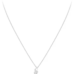 So Charm Bijoux Collier Et Pendentif<Collier Femme So Charm - B1498-S - Collier Initiale Argenté
