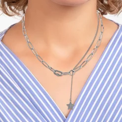 So Charm Bijoux Collier Et Pendentif<Collier Femme So Charm - B3248-ARGENT - Collier Mode Argenté