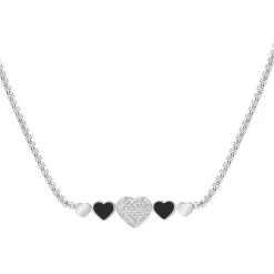 So Charm Bijoux Collier Et Pendentif<Collier Femme So Charm - B2935-ARGENT-COLLIER - Collier Coeur Argenté