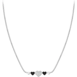 So Charm Bijoux Collier Et Pendentif<Collier Femme So Charm - B2935-ARGENT-COLLIER - Collier Coeur Argenté