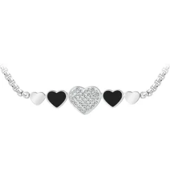 So Charm Bijoux Collier Et Pendentif<Collier Femme So Charm - B2935-ARGENT-COLLIER - Collier Coeur Argenté