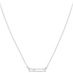 So Charm Bijoux Collier Et Pendentif<Collier Femme So Charm - BD3305-ARGENT-DIAMANT - Collier Mode Argenté
