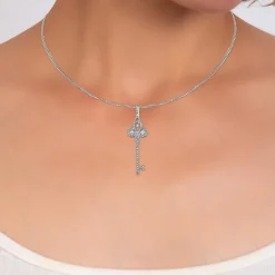 So Charm Bijoux Collier Et Pendentif<Collier Femme So Charm - B3081-ARGENT - Collier Mode Argenté