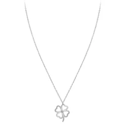 So Charm Bijoux Collier Et Pendentif<Collier Femme So Charm - BD4096- - Collier Trèfle é Argent