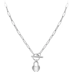 So Charm Bijoux Collier Et Pendentif<Collier Femme So Charm - B3230- - Collier Coeur é Argent