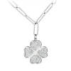 So Charm Bijoux Collier Et Pendentif<Collier Femme So Charm - B3201-ARGENT - Collier Trèfle Argenté