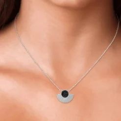 So Charm Bijoux Collier Et Pendentif<Collier Femme So Charm - B2335-COLLIER-ARGENT - Collier Mode Argenté