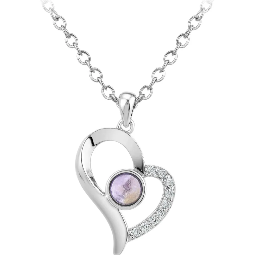 So Charm Bijoux Collier Et Pendentif<Collier Femme So Charm - B4232-ARGENT - Collier Coeur Argenté