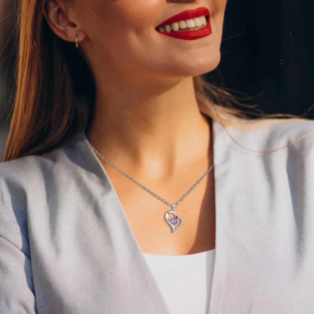 So Charm Bijoux Collier Et Pendentif<Collier Femme So Charm - B4232-ARGENT - Collier Coeur Argenté