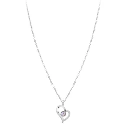 So Charm Bijoux Collier Et Pendentif<Collier Femme So Charm - B4232-ARGENT - Collier Coeur Argenté