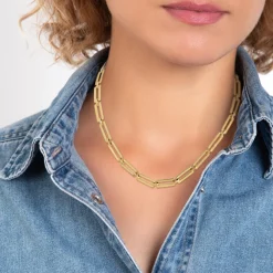 So Charm Bijoux Collier Et Pendentif<Collier Femme So Charm - B2916-DORE - Collier Mode Doré