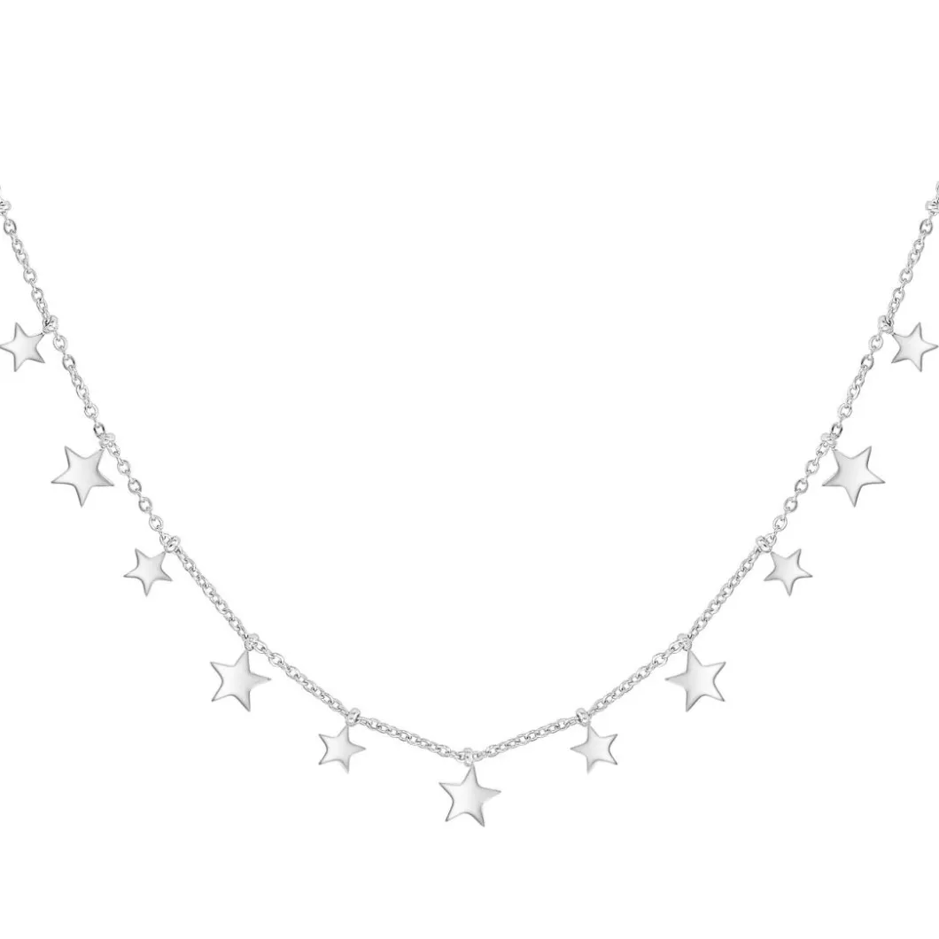 So Charm Bijoux Collier Et Pendentif<Collier Femme So Charm - B2263-ARGENT - Collier Étoile Argenté