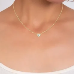 So Charm Bijoux Collier Et Pendentif<Collier Femme So Charm - B3084-DORE - Collier Coeur Doré